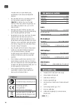 Предварительный просмотр 44 страницы Marquant 014439 Operating Instructions Manual