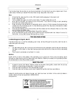 Preview for 9 page of Marquant 929-073 Operating Instructions Manual