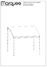 Предварительный просмотр 1 страницы Marquee 0178005 Assembly Instructions Manual