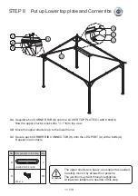 Предварительный просмотр 12 страницы Marquee 0182364 Assembly Instructions Manual