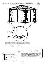 Предварительный просмотр 19 страницы Marquee 0182364 Assembly Instructions Manual