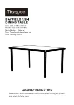 Marquee BAYFIELD 0177366 Assembly Instructions preview