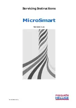 Preview for 1 page of marquette hellige MicroSmart Servicing Instructions