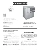 Marquis WM 35 Owner'S Manual предпросмотр