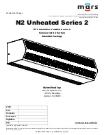 Mars Air Systems N2 Unheated Series Manual preview