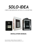 MARS COMMERCE SOLO-IDEA Installation Manual preview