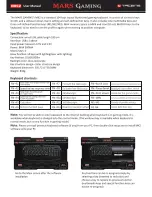 Preview for 1 page of MARS GAMING MK2 User Manual