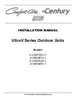 Mars A-VMH18DU-1 Installation Manual предпросмотр