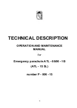 Preview for 5 page of Mars ATL-15 SL Operation And Maintenance Manual