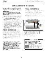 Preview for 14 page of Mars Comfort-Aire Century CMA1412SF-0 Installation, Operation And Maintenance Manual