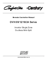 Preview for 1 page of Mars Comfort-Aire Century DVH 09 Series Manual