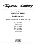 Mars Comfort-Aire Century DVH Series Owner'S Manual & Installation Manual предпросмотр