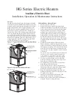 Preview for 1 page of Mars Comfort-Aire Century HG Series Installation, Operation & Maintenance Instructions Manual