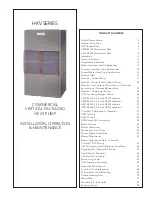 Preview for 2 page of Mars Comfort-Aire Century HKV Series Installation Operation & Maintenance