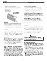 Preview for 12 page of Mars Comfort-Aire Century PTAC07A130B Owner'S Manual