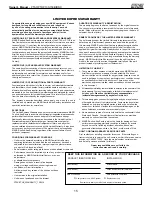 Preview for 15 page of Mars Comfort-Aire Century PTAC07A130B Owner'S Manual