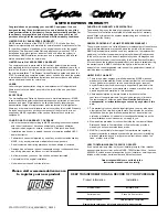 Preview for 15 page of Mars Comfort-aire Century PTAC07F130A Owner'S Manual