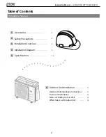 Preview for 2 page of Mars Comfort-Aire Century UltraV Series Installation Manual