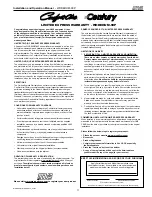 Preview for 11 page of Mars Comfort-Aire Century WHDEHUM-90P Installation And Operation Manual