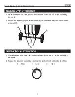 Предварительный просмотр 3 страницы Mars Comfort-Aire FB-3630B-MBL Series Owner'S Manual