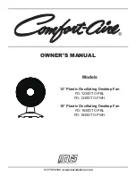 Предварительный просмотр 1 страницы Mars Comfort-Aire FD-1230DTO-PBL Owner'S Manual