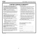 Preview for 6 page of Mars Comfort-Aire FP-1830DTOM-PBL Owner'S Manual