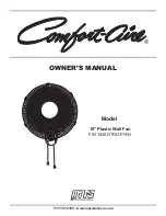 Mars Comfort-Aire FW-1830DTDO-PWH Owner'S Manual preview