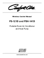 Mars COMFORT-AIRE PS-121D Manual preview