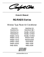 Mars Comfort-Aire RAD-283Q Owner'S Manual preview