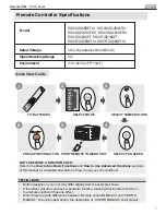 Предварительный просмотр 3 страницы Mars COMFORT-AIRE RG10F(D2)/BGEF Manual