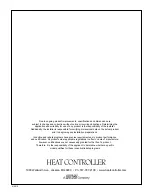 Preview for 20 page of Mars HEAT CONTROLLER IR Wireless Thermostat User Manual