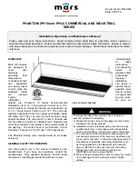 Preview for 8 page of Mars PH10 Unheated Series Installation, Operation And Maintenance Manual