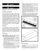 Предварительный просмотр 9 страницы Mars PH10 Unheated Series Installation, Operation And Maintenance Manual