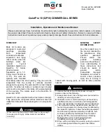 Preview for 1 page of Mars QP10 Series Installation, Operation And Maintenance Manual