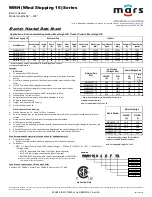 Preview for 4 page of Mars Wind Stopping 16 Series Manual