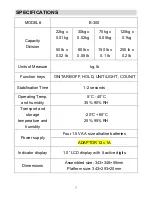 Предварительный просмотр 8 страницы marsden B-300 User Manual