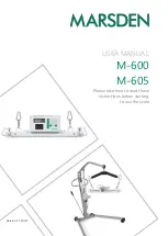 marsden M-600 User Manual preview