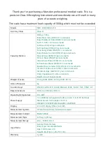 Preview for 3 page of marsden MBF-6000 User Manual