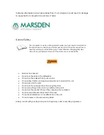 Предварительный просмотр 4 страницы marsden Smart Diet Scale Operation Manuals