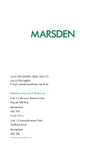 Preview for 8 page of marsden V-24 User Manual