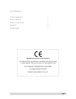 Preview for 2 page of marsden V-25 User Manual