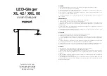 marset LED-Ginger XL 42 Assembly Instructions preview