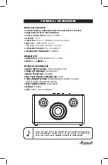 Preview for 23 page of Marshall Amplification Acton Bluetooth User'S Manual & Warranty Information