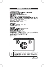 Preview for 163 page of Marshall Amplification Acton Bluetooth User'S Manual & Warranty Information