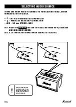 Preview for 10 page of Marshall Amplification ACTON II Bluetooth User Manual