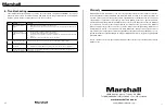 Preview for 15 page of Marshall Amplification CV355-30X-NDI User Manual