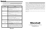 Предварительный просмотр 8 страницы Marshall Amplification CV503-WP User Manual