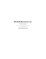 Preview for 40 page of Marshall Amplification CV620-IP User Manual