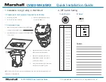 Preview for 2 page of Marshall Amplification CV620-WH2 Quick Installation Manual