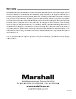 Preview for 23 page of Marshall Amplification CV630-IP User Manual